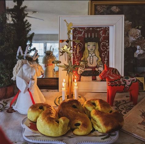 St Lucia Day — Ascetic life of motherhood St Lucia Christmas Swedish Traditions, St Lucia Day Traditions, St Lucia Buns, Santa Lucia Day, St Lucia Day, Swedish Traditions, Children Dress, Swedish Christmas, Saint Lucia