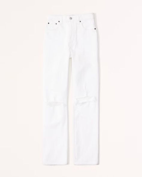 Ultra High Rise 90s Straight Jean | Abercrombie & Fitch (US) Straight Jeans, Abercrombie Fitch, Vintage Ladies, High Rise