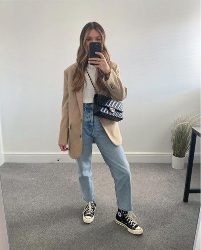 City Break Outfit Autumn, Barcelona Outfits Spring, City Break Outfit Winter, New York Spring Outfits, Sprint Outfit, Nyc Spring Outfits, Cozy Spring Outfits, Milan Outfits, Amsterdam Outfit