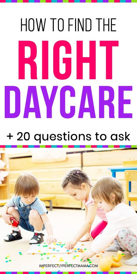 Questions To Ask Daycare, Daycare Facility, Daycare Providers, Mom Thoughts, Daycare Activities, Fun Questions To Ask, Smart Parenting, Emergency Plan, 20 Questions