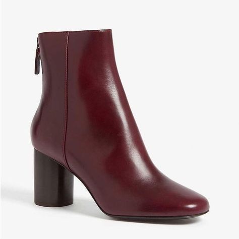 very well fandango Cute Short Boots, Red Brown Boots, Brown Boots Heels, Maroon Ankle Boots, Cherry Boots, Cherry Red Boots, Dark Red Boots, Fall Ankle Boots, Burgundy Ankle Boots