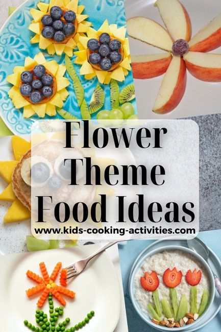 Flower Party Food Ideas Flower Shaped Fruit Tray, Floral Party Food Ideas, Plant Themed Snacks, Flower Appetizers Ideas, Fruit Bday Party Ideas, Flower Themed Appetizers, Veggie Flowers Food Art, Flower Snacks For Kids, Flower Shaped Appetizers