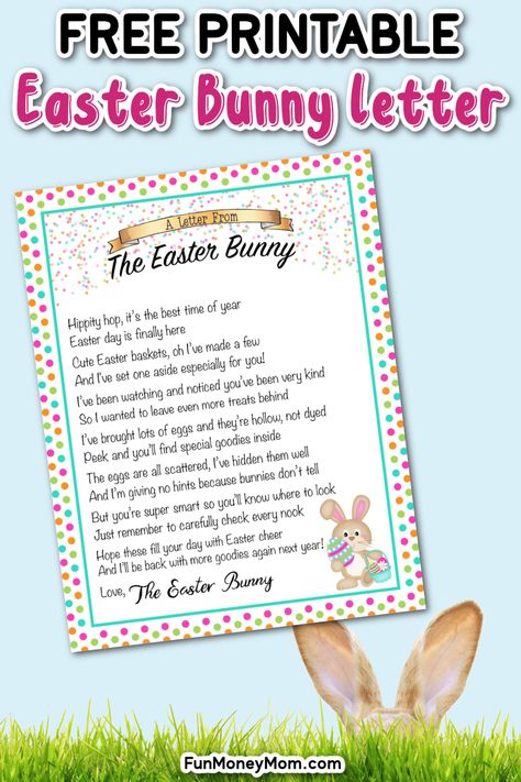 This free printable Easter bunny letter is the perfect way to surprise your little one on Easter morning! Straight from the desk of the Easter Bunny, this special note will add a whole new level of excitement for the holiday. Easter Dips, Creamsicle Milkshake, Easter Bunny Letter, Saltine Toffee, Harry Potter Printables, Easter Printables Free, Easter Morning, Harry Potter Crafts, Toilet Paper Roll Crafts