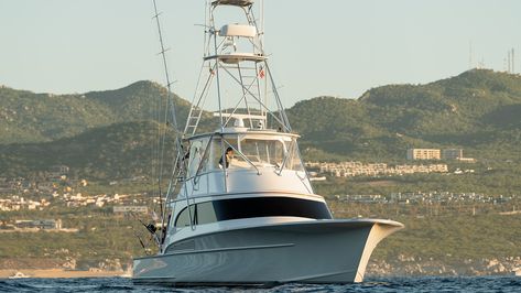 Ricky Scarborough Sportfishing Boat in the Bisbees Black and Blue marlin fishing tournament in cabo mexico.  Photo by ah360 photography: https://www.ah360views.com/. #fishing #boat #boats #yacht #yachts Yacht Photography, Fishing Tournament, Marlin Fishing, Sport Fishing Boats, Cabo Mexico, Fishing Photography, Blue Marlin, Boat Life, Sport Fishing