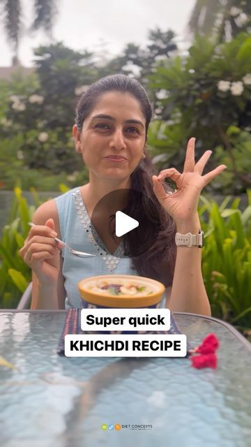 Diet Concepts by Kruti Desai on Instagram: "This recipe is a must try and gets ready in no time! Save and share this super flavourful & ear Khichdi recipe right away!

To make:
1 bowl Dal
1 bowl Rice
Roast, wash & pressure cook for 1 whistle
In ghee add mustard seeds, cumin seeds, akha mirch, gol mirch, white dal, chana dal, curry leaves and cashew nuts. 
Add this dressing on to the khichdi, serve hot and enjoy!❤️

[Quick recipe, Easy Recipe, Indian Lunch, Indian Recipes, Khichdi recipe, Pongal Khichdi]" Khichdi Recipe Indian, Lunch Indian, Dal Curry, Khichdi Recipe, Indian Lunch, Chana Dal, Indian Rice, Recipe Indian, Cumin Seeds