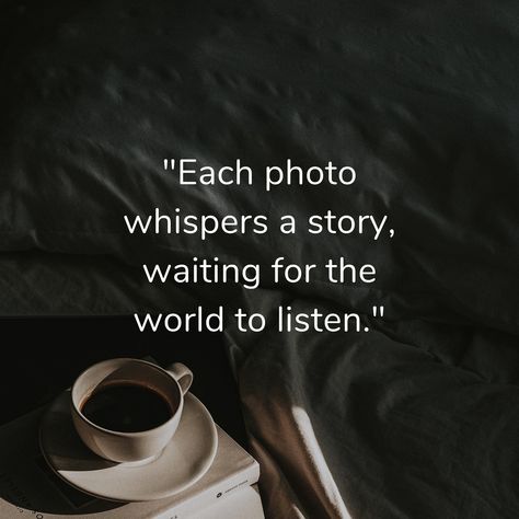 Photography is more than just capturing moments; it's about telling stories through visuals. Here are some inspiring quotes that beautifully encapsulate the art of storytelling through photography. Which one speaks to your soul? Share your favorite or add your own in the comments! 💬📷 #PhotographyQuotes #StorytellingThroughImages #VisualNarratives #PhotographyAndWords #PhotographyCommunity #InspiringQuotes #123presets Telling Your Story, Visual Storytelling Photography, Visual Poetry Photography, Capture Quotes Photography Words, Photography Quotes Inspirational, Being A Photographer Quotes, Photography Quotes, Photographer Quotes Passion, Quote About Storytelling