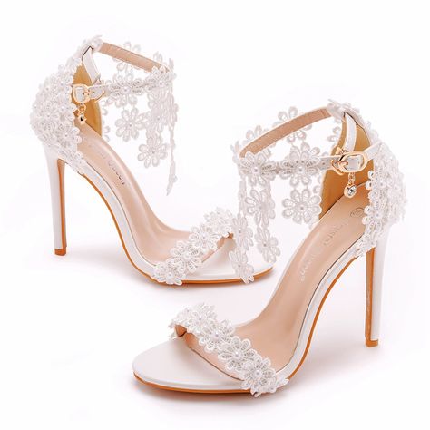 Bridal sandals heels