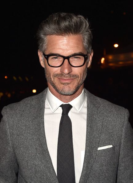 Eric Rutherford from W Magazine Eric Rutherford, Older Mens Fashion, Grey Hair Men, W Magazine, Wearing Glasses, The Hollywood Reporter, Gentleman Style, Golden Globes, Beard Styles