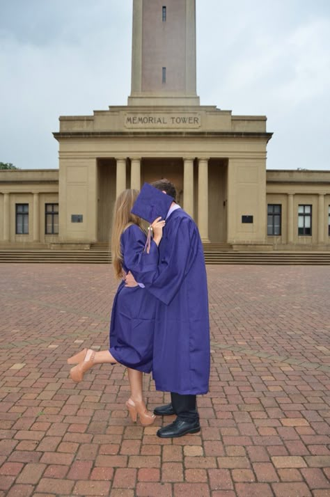 lsu graduation couple pictures Graduation Couple, Couple Graduation Pictures, Couple Graduation, Gown Graduation, Cap And Gown Pictures, College Graduation Pictures Poses, Graduation Photo Ideas, Graduation Cap And Gown, College Graduation Photos