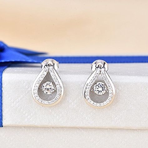 Earrings With Stones, Dancing Diamond, Infinity Jewelry, Halo Earrings Studs, Cubic Zirconia Jewelry, Earring For Women, Stone Studs, Jewelry For Her, Online Jewelry Store