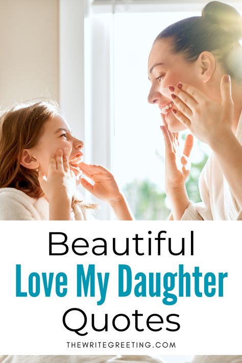 If you have a daughter you love with all your heart, share these beautiful love your daughter quotes with her to show how much she means to you. Love Letter To Daughter From Mom, Love Your Daughter Quotes, Reasons Why I Love You Daughter, Your Smile Quotes, Love You Daughter Quotes, Love My Daughter Quotes, Love With All Your Heart, Love My Daughter, Letter To Daughter