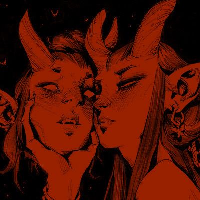 Orange Demon Aesthetic, Demon Aesthetic, Red Aesthetic Grunge, Arte Grunge, Arte 8 Bits, Red Icons:), Wow Art, Creepy Art, Aesthetic Grunge