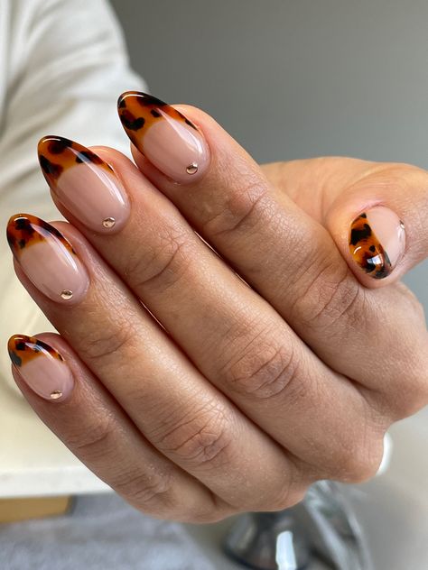 Tortus Nail Designs, French Manicure Long Nails, Cheetah Print Nails, Nail Aesthetic, Cheetah Nails, Leopard Nails, Nail Idea, Mob Wife, Nail Styles