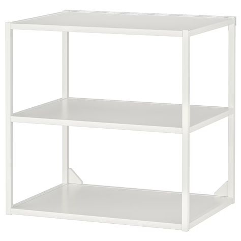 ENHET Base fr w shelves, white, 24x18x24" ENHET series makes it easy to start fresh with a new bathroom solution. This open frame puts things on display. Make it your own by choosing frame color and storing your fine creams and plush towels. The top shelf can also serve as counterspace. Under Bathroom Sink Storage, Under Bathroom Sink, Mounted Bathroom Sink, Adding Storage, Bathroom Sink Storage, Bathroom Furniture Storage, Bathroom Solutions, Wall Mounted Bathroom Sink, Sink Storage