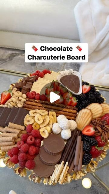 Reina G. Slim on Instagram: "Chocolate Charcuterie Board 🍫

Re-sharing one of the most liked, shared and saved candy boards from last year. When creating candy boards I always like to add fresh fruits and nuts to give it a good balance. I also support local bakeries and mom and pop shops when creating such boards. 
:
:
:
Follow: @decorandbeyond_byreina for more inspirations and ideas 💫
:
:
:
:
:
:
:
:
:
:
:
:
#chocolate 
#chocolateboard 
#hostingideas 
#chocolovers 
#sweettreats 
#sweettooth 
#chocolateandmore 
#charcuterieboard 
#chocolatedessert 
#dessertboard 
#dessertporn 
#desserttime 
#desserttable 
#livingroom 
#livingroomdecor 
#candytable 
#entertainingathome 
#entertaininginstyle" Fruit And Chocolate Charcuterie Board, Chocolate Board Ideas, Charcuterie Board Ideas Dessert, Candy Charcuterie Board Ideas, Sweet Charcuterie, Chocolate Charcuterie Board, Chocolate Charcuterie, Candy Boards, Candy Board