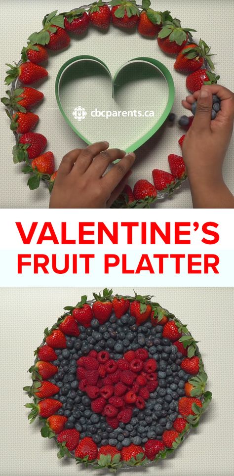 Fruit For Valentines Day Party, Valentines Day Fruit Ideas For Kids, Valentine's Day Fruit Platter, Heart Shaped Fruit Platter, Fruit Tray For Valentines Day, Fruit Valentines Ideas, Valentines Day Veggie Tray, Valentines Day Fruit Tray, Valentine Fruit Tray Ideas