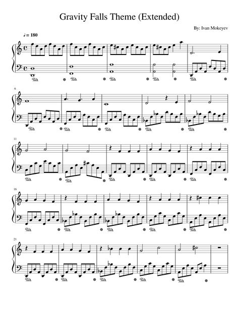 Print and download in PDF or MIDI Gravity Falls Theme (Extended). This an extended version of the Gravity Falls theme for piano. Enjoy! This took me some time to create but I'm so happy with the results. I had the second part of the melody figured out, but I had to work out the left hand. Thanks to anyone who listens! Gravity Falls Theme Song Piano Letters, Gravity Falls Ukulele Tab, Gravity Falls Theme Song Piano, Gravity Falls Piano, Gravity Falls Sheet Music, Gravity Falls Guitar Tab, Gravity Falls Book, Sheet Music With Letters, Fall Worksheets