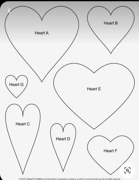 Heart Shapes Template, Pig Crafts, Valentine's Day Crafts, Diy Valentine's Day Decorations, Shape Templates, Diy Valentines Decorations, Valentine Projects, Heart Template, Fabric Hearts