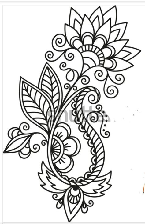 Paisley Drawing, Armband Tattoos, Lotus Flower Art, Zen Doodle Art, Beautiful Tattoo, Mandala Design Pattern, Mandala Art Lesson, Minimalist Tattoos, Next Tattoo