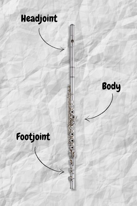 Flute, headjoint, flute body, footjoint, flute keys, flute parts, flute pedagogy, flute education, Querflöte, flöte, φλαουτο, teaching tips, flute tips Music Tips, Professional Tips, Teaching Tips, Music Education, Practical Advice, Emphasis, Anatomy, Musical, Education