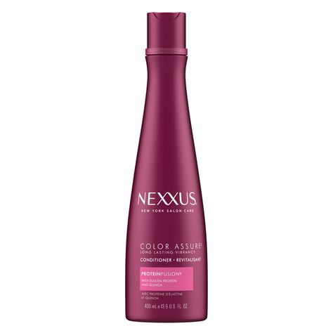 Nexxus Color Assure Colored Hair Conditioner For Colored Treated Hair - Nexxus US Red Hair Shampoo, Shampoo For Color Treated Hair, Purple Shampoo For Blondes, Drugstore Shampoo, Silicone Free Shampoo, Color Safe Shampoo, Hair Protection, Cleansing Conditioner, Color Conditioner