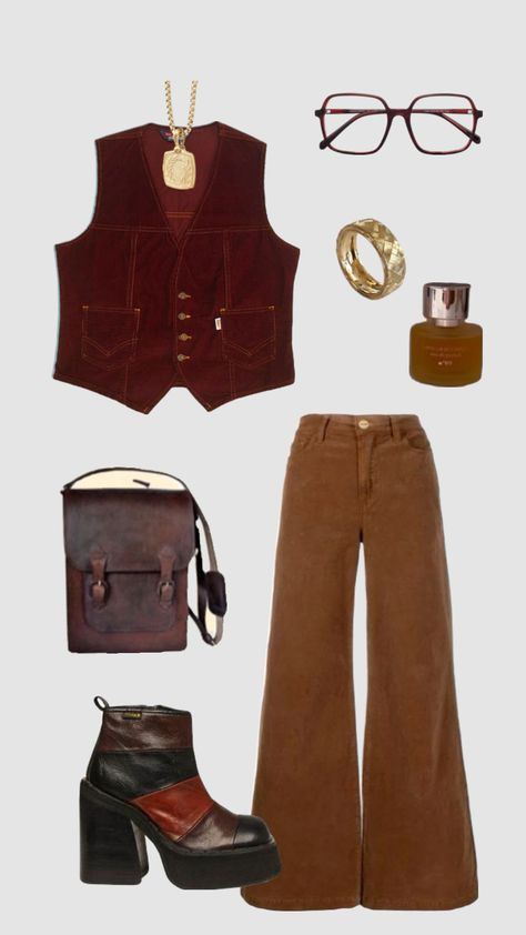 Men’s 70s inspired outfit #outfitinspo #vintage #retro #70sfashion 70s Outfits Ideas, Outfits 70s, 70s Outfits, 70s Inspired, Outfit Inspo Fall, Retro Outfits, 70s Fashion, Concert Outfit, Pretty Outfits