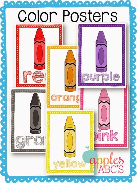 Color Posters For Preschool, Free Color Posters For Preschool, Colors Posters Free Printable, Colors Posters For Classroom, Color Posters For Classroom Free, Color Chart Preschool, Colors Chart Preschool, Color Posters For Classroom, Preschool Graphs