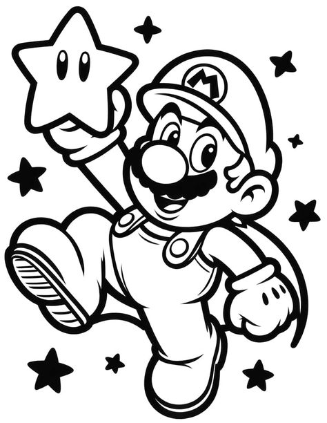 Game Mario Bros, Mario Kart Party, Super Mario Coloring Pages, Fathers Day Coloring Page, Princess Kitty, Mario Coloring Pages, Coloring Page Ideas, Cat Coloring Page, Page Ideas