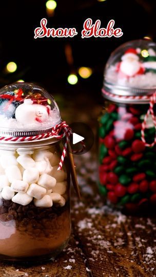 77K views · 2.7K reactions | Shake up some holiday magic with these DIY snow globe mason jars! ❄️✨ | Blossom Snow Globe Mason Jar, Diy Snow Globe, Christmas Gif, Holiday Treats, Snow Globes, Mason Jars, Christmas Diy, Christmas Crafts, Christmas