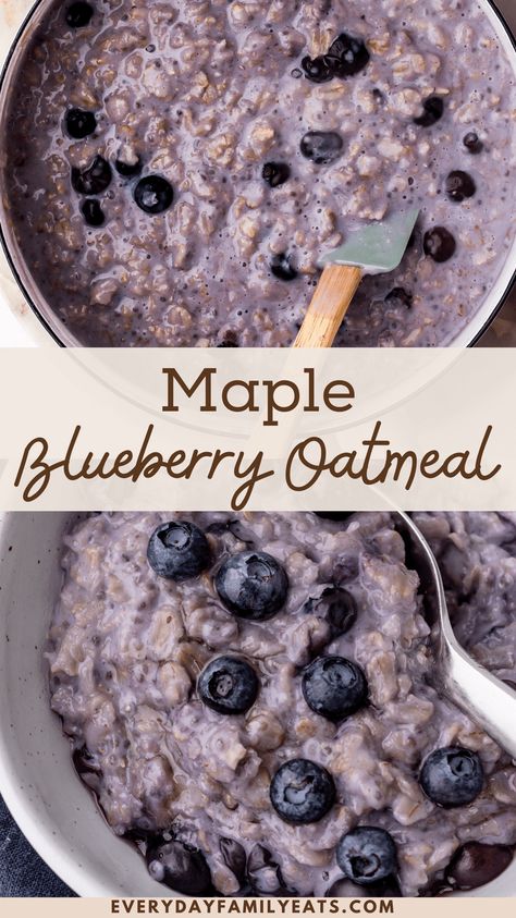 Instant Pot Blueberry Oatmeal, Blueberry Oatmeal Bake Easy, Healthy Blueberries Recipes, Oatmeal Recipes Blueberry, Morning Wholesome, What To Make With Blueberries, Gods Food, Healthy Blueberry Oatmeal, Blueberry Oatmeal Recipes