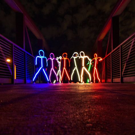 Glow Sticks Party, Cool Games, Led Stick, Stick Figure, Glow Sticks, In The Dark, Glow In The Dark, Party Decorations, Led