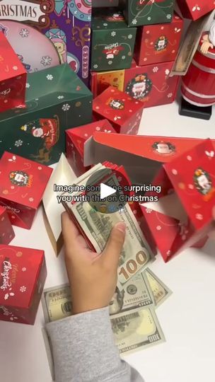 540 reactions · 66 shares | 🎄🎁Surprise box gift box—Creating the most surprising gift | 🎄🎁Funny Christmas gift box for your loved
Order now👉 bit.ly/4g7j1vM | By Bombmiss | Facebook Cash Gift Ideas Christmas, Fake Gifts, Designer Paper Cards, Surprise Box Gift, Group Gifts, Surprise Box, Funny Christmas Gifts, Christmas Gift Box, 1k Views