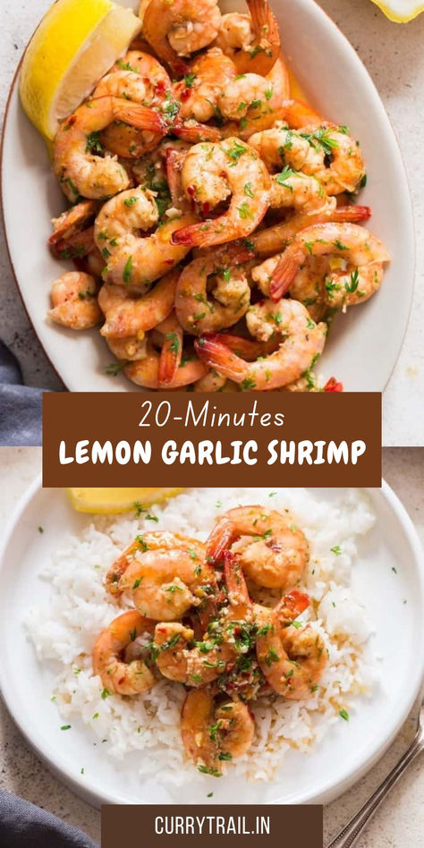 lemon garlic shrimp with rice Lemon Garlic Shrimp And Rice, Lemon Garlic Shrimp Recipes, Rock Shrimp Recipe, Shrimp Recipes Garlic, Garlic Shrimp And Rice, Shrimp Noodles Recipes, Lemon Recipes Easy, Shrimp With Lemon, Citrus Shrimp