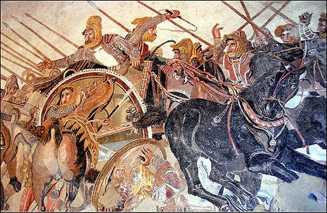 Battle Of Issus, Darius Iii, Greek Soldier, Ancient Persia, Roman Mosaic, Persian Empire, Ancient Mesopotamia, Greek History, Greek Mythology Art