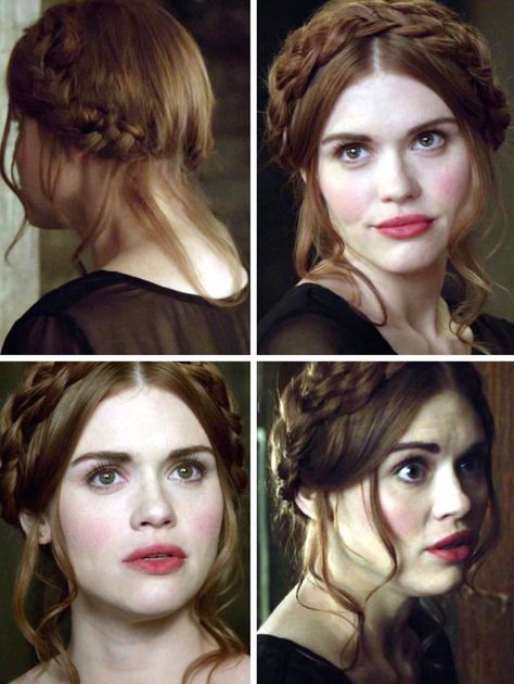 Lydia Martin Hairstyles, Birthday Wig Hairstyles, Lydia Teen Wolf, Teen Wolf Fashion, Teen Wolf Outfits, Medieval Hairstyles, Wolf Haircut, Sleek Hair, Easy Hairdos