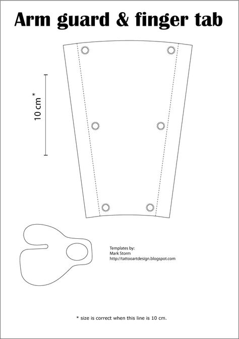 Custom design and art projects with tribal elements: how to make a leather arm guard for shooting a bow Leather Arm Guard, Archery Arm Guard, Leather Patterns Templates, Tattoo Website, Archery Tips, Archery Gear, How To Make Leather, American Heritage Girls, Archery Bows