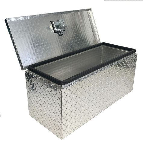 Trailer Truck Aluminium Lockable Tool Box Chest Locker Storage 26” x 9” x 9” | eBay Trailer Truck, Equipment Storage, Box Chest, Garden Hand Tools, Hinged Lid, Tool Organization, Commercial Vehicle, Tool Storage, Tool Box