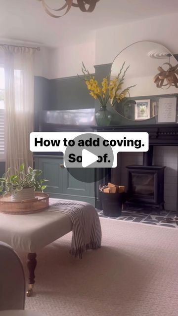 Vikki Savage on Instagram: "ADDING COVING - an actual How-To, how unusual for me! My favourite advice is the last piece, of course. Seriously, who is coming to your home and staring at the corners of the ceiling, only the same sort of person who would judge my approach and honestly, I don’t need that sort of negativity in my life (or my house!), I have plenty of my own. 

#diycoving #diycornice #myhousethismonth #diyhomeprojects #renovations" Coving Ideas Living Rooms, Coving Ideas, Ceiling Coving, Diy Ceiling, August 31, Cornice, The Ceiling, High Ceiling, In My Life