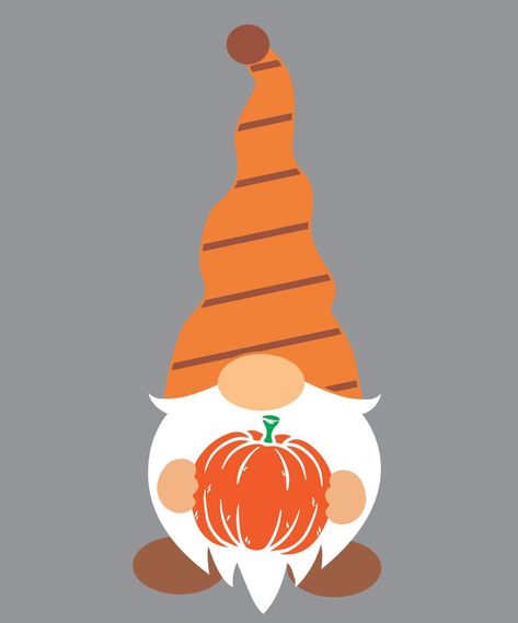 Fall Gnome with Pumpkin 2 Babies Activities, Thanksgiving Gnomes, Pumpkin Gnome, Gnome Fall, Fall Gnomes, Fall Gnome, Vector Banner, Templates Printable Free, Infant Activities