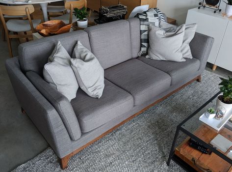 Article Ceni Sofa Review After 2 Years - visual heart creative studio Cream Sofa Living Room, Joybird Sofa, Article Sofa, Grey Living Room Ideas, Sven Sofa, Apartment Lifestyle, Living Room Ideas Cozy, Room Ideas Cozy, Grey Swivel Chairs