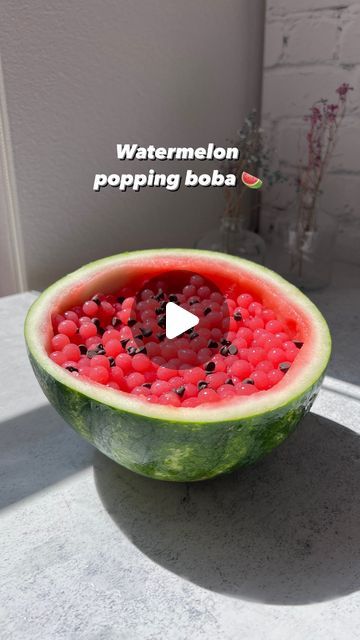 How To Make Popping Boba, How To Make Boba Pearls, How To Make Boba, Popping Boba, Watermelon Pops, Boba Pearls, Food Accessories, My Brain, Measuring Spoons