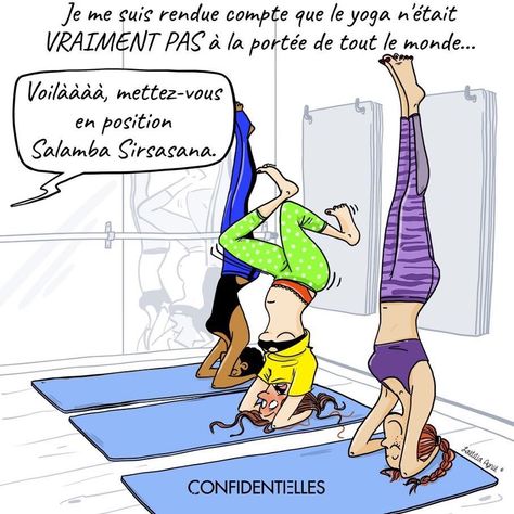 a position du lotus, je crois que ça n’est pas non plus pour moi 😳 Et vous, le yoga, ça vous tente ? 😊🤣 #confidentiellesofficial Funny Pictures, Force, Yoga, Humor, France, Comics, Funny, Art, Humour