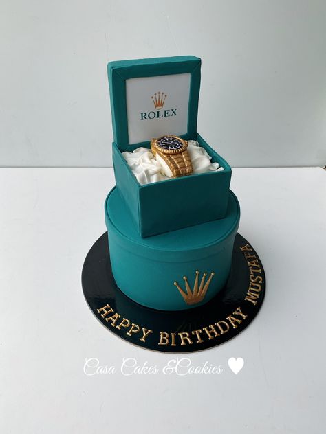 Watch Cake Ideas For Men, Cologne Cake For Men, Rolex Watch Cakes For Men, Luxury Birthday Cake For Man, Fancy Birthday Cakes For Men, Theme Cakes For Men, Cool Cakes For Men, Watch Cake Designs For Men, Rolex Cake For Men