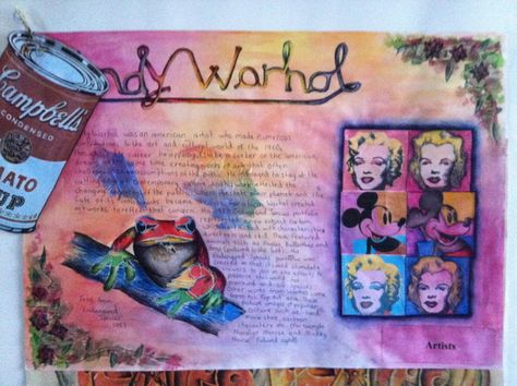 Andy Warhol Textiles Portraits, Gcse Sketchbook, Gcse Art, Book Layout, Title Page, Andy Warhol, Art Tips, Art Stuff, Art Book