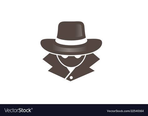 Detective Logo Design, Logo Design Illustration, Logo Project, Game Concept Art, Game Concept, Transparent Png, Vector Logo, Design Illustration, Detective