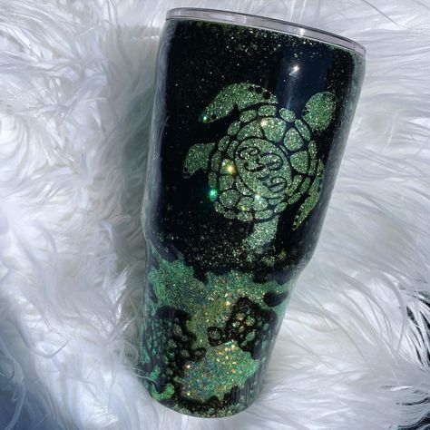 Power Wash Tumbler Ideas, Power Wash Tumbler, Dawn Power Wash, Tumblers For Men, Sea Turtle Tumbler, Turtle Tumbler, Painted Turtle, Power Wash, Sublimation Ideas