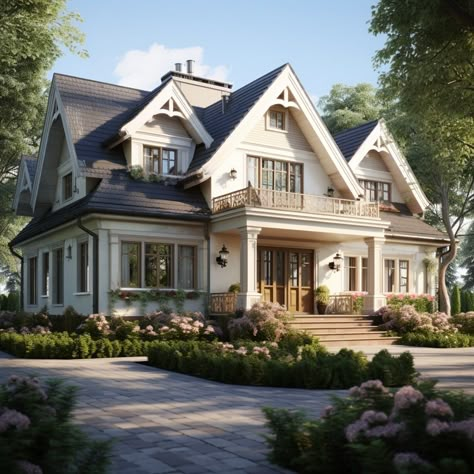 Dream English Country Home, English Manner House, Cosy House Exterior, English Style Home Exterior, English House Exterior, English Style House, Dream House Pictures, Cottage Mansion, Country Home Exterior