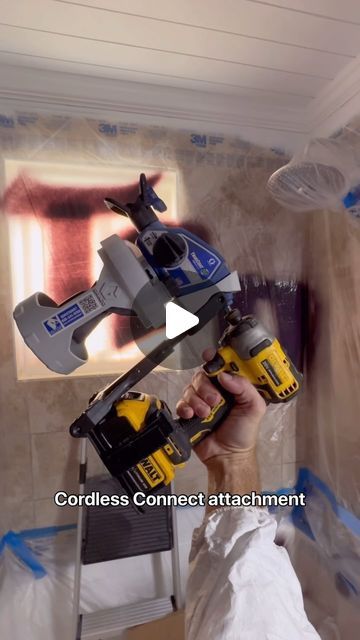 Travis Collins on Instagram: "Impressive drill powered airless sprayer that WORKS! Bathroom makeover here I come! Stay tuned for the full makeover reveal on this ultra small 1945 bathroom.  I am very impressed with how easy it was to set up, spray and get such an even coat of paint. Took little time at all to be comfortable using the Cordless Connect. The more RPM from the tool, the better it sprayed.  Impact drivers performed best as they have upwards of 3,500 RPM on average where drills are 1,800-2,000 RPM.  @gracohomeownersprayers TrueCoat 360 Cordless Connect attachment used  Price: $189  Available from all @gracopaintsprayers retailers  #painter #diyproject #bathroommakeover #paintsprayer #gracopaintsprayers #remodel #diy" Airless Paint Sprayer, Best Interior Paint, Kitchen 2024, Interior Design Principles, Remodel Diy, Painting Walls, Paint Techniques, Paint Sprayer, Design Principles