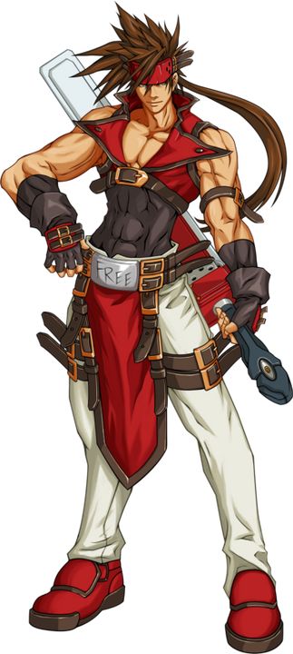 Guilty Gear Male Characters, Sol Guilty Gear, Guilty Gear Characters, Guilty Gear Sol Badguy, Sol Badguy, Guilty Gear Xrd, Blue Blaze, Gear Art, Guilty Gear