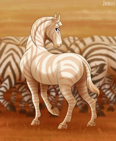 Horse Oc Base, Spirit Drawing Horses, Horse Oc Art, Horse Creature Design, Zebra Fantasy Art, Horse Dragon, Horse Oc, Zebra Centaur, Native Horse